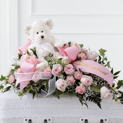 Touch of Sympathy Casket Spray –  Mountain Florist, Clintwood VA