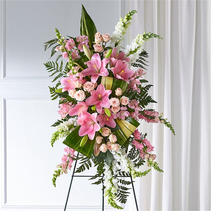 Elegant Embrace Standing Spray –  Mountain Florist, Clintwood VA