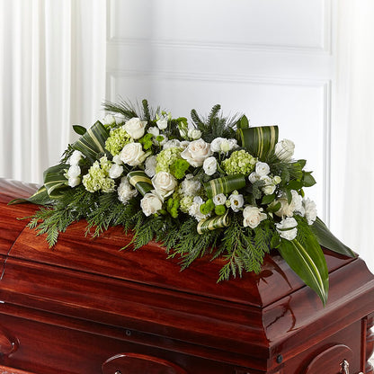 Hopeful Gesture Casket Spray –  Mountain Florist, Clintwood VA