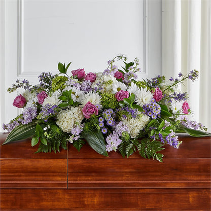 Meadows of Serenity Casket Spray –  Mountain Florist, Clintwood VA