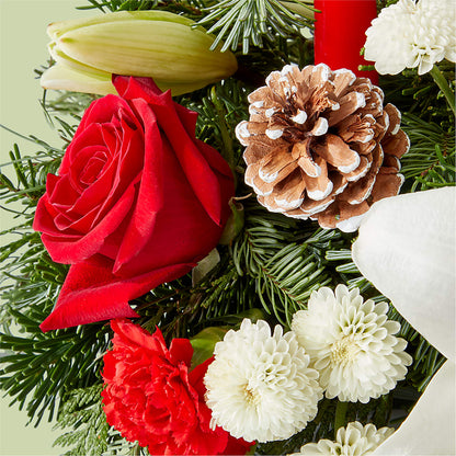 Seasonal Festivities Centerpiece –  Mountain Florist, Clintwood VA