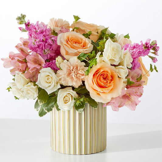 Paradise Bouquet with Ivory Vase –  Mountain Florist, Clintwood VA