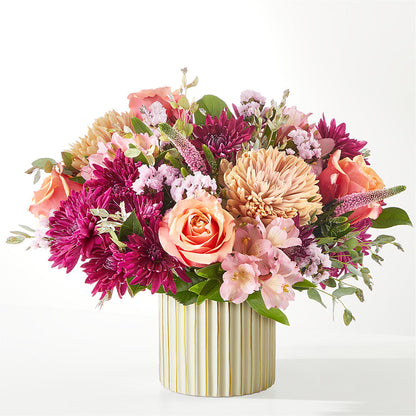 Berry Cobbler Bouquet with Ivory Vase –  Mountain Florist, Clintwood VA