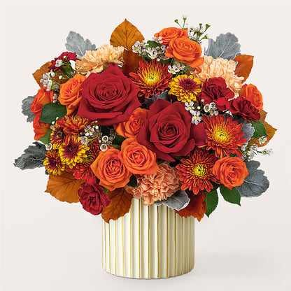 Merlot Bouquet with Ivory Vase –  Mountain Florist, Clintwood VA
