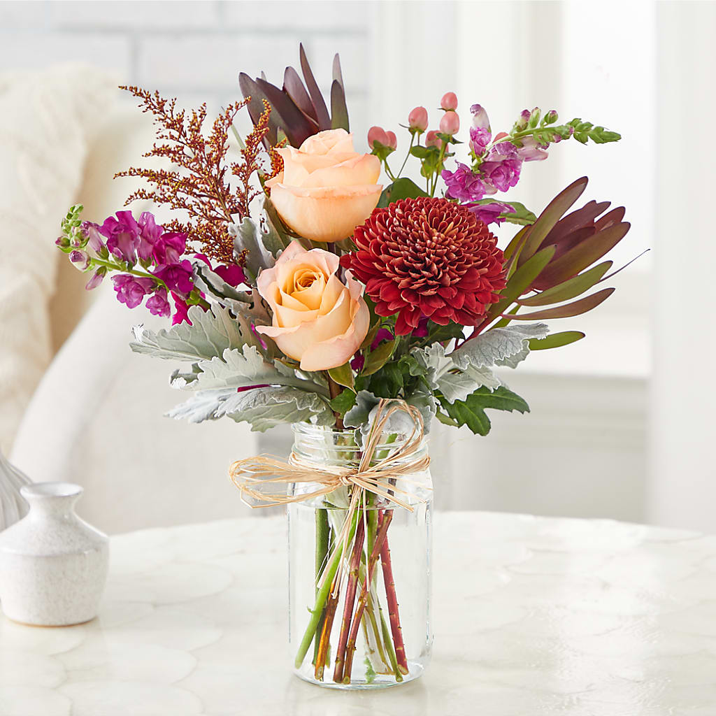 Moody Hues Bouquet –  Mountain Florist, Clintwood VA