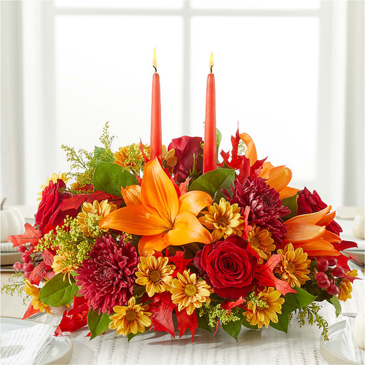 Autumn's Embrace Centerpiece –  Mountain Florist, Clintwood VA