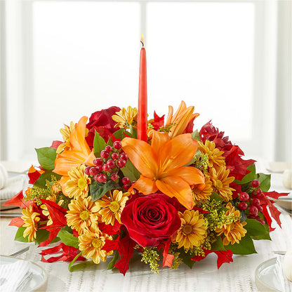 Autumn's Embrace Centerpiece –  Mountain Florist, Clintwood VA