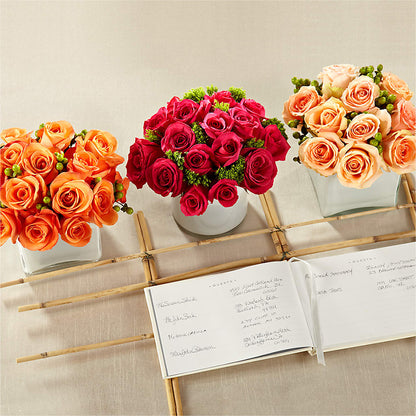 Dawn Rose Centerpiece –  Mountain Florist, Clintwood VA